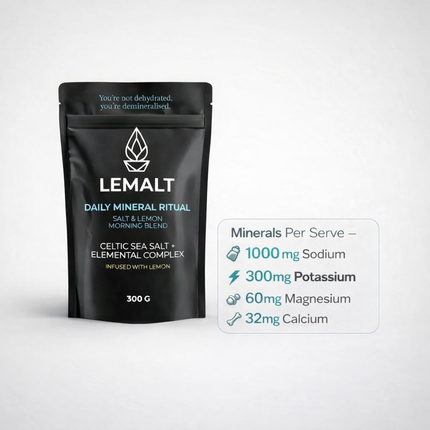 LEMALT – Daily Performance Hydration - Twin Pack (Unflavoured)